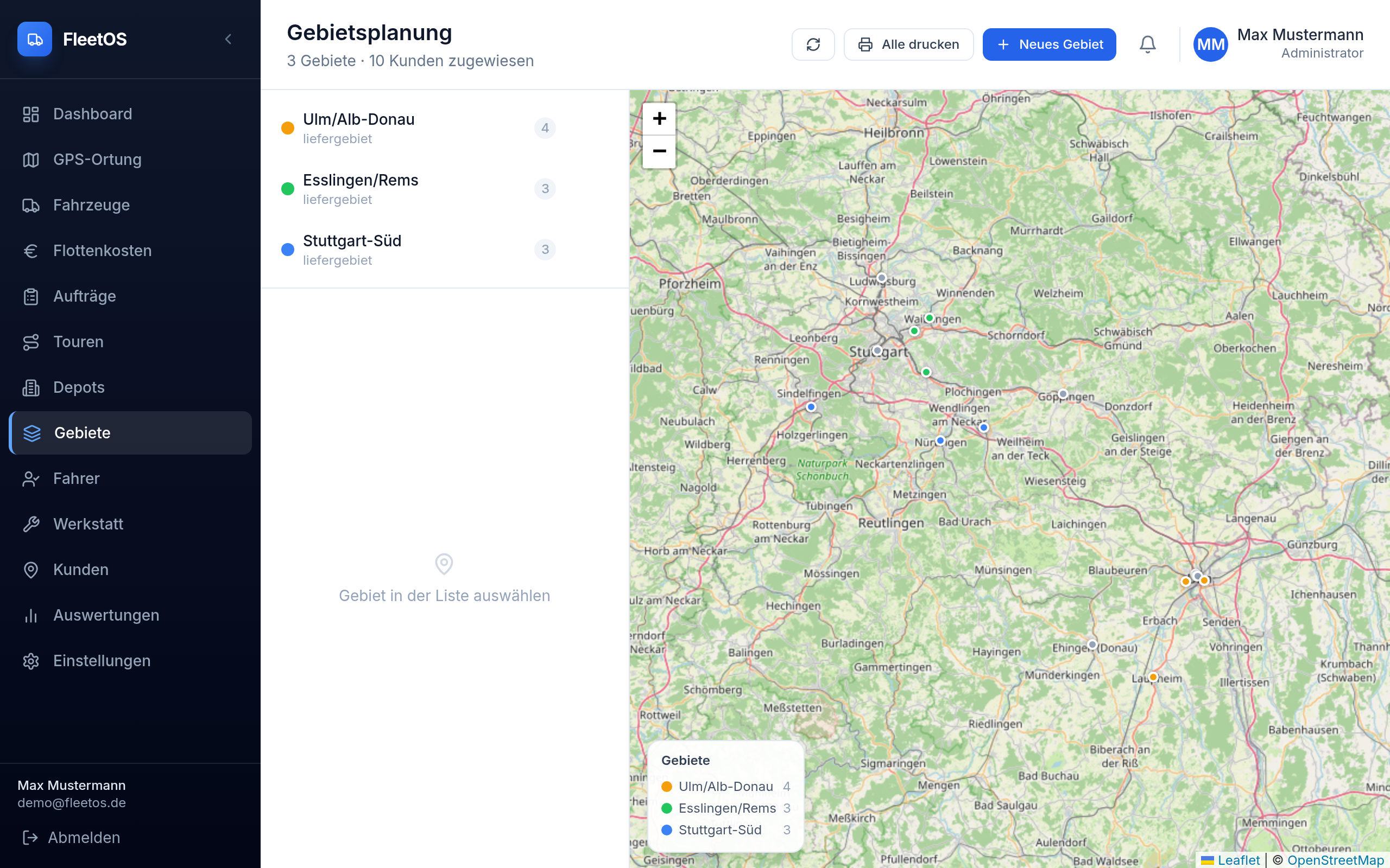 Gebiete